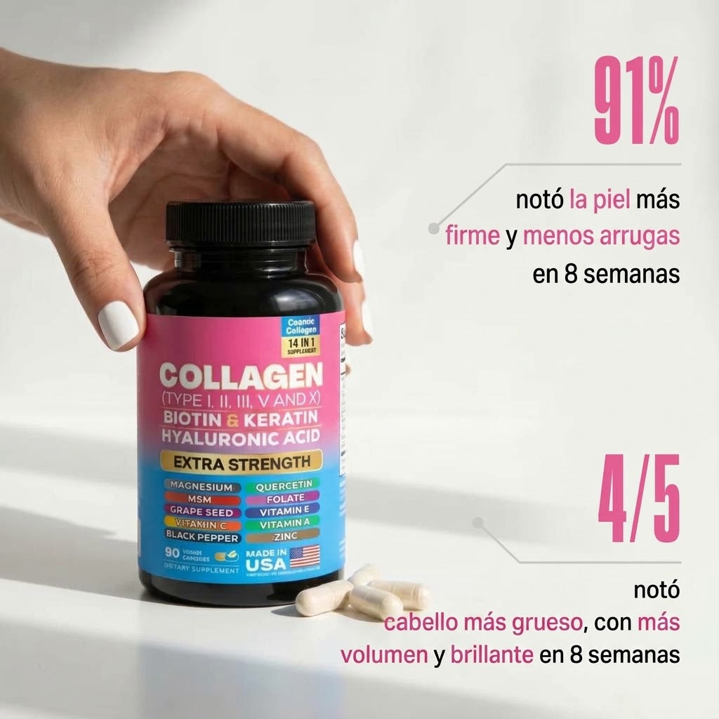 OVELTON Colágeno Extra Fuerte 14 en 1
