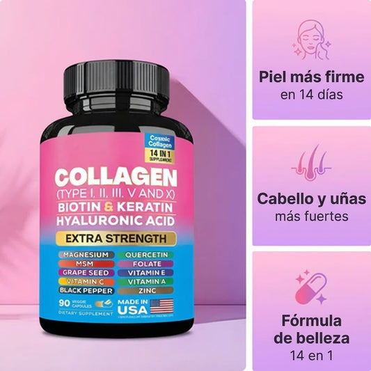 OVELTON Colágeno Extra Fuerte 14 en 1