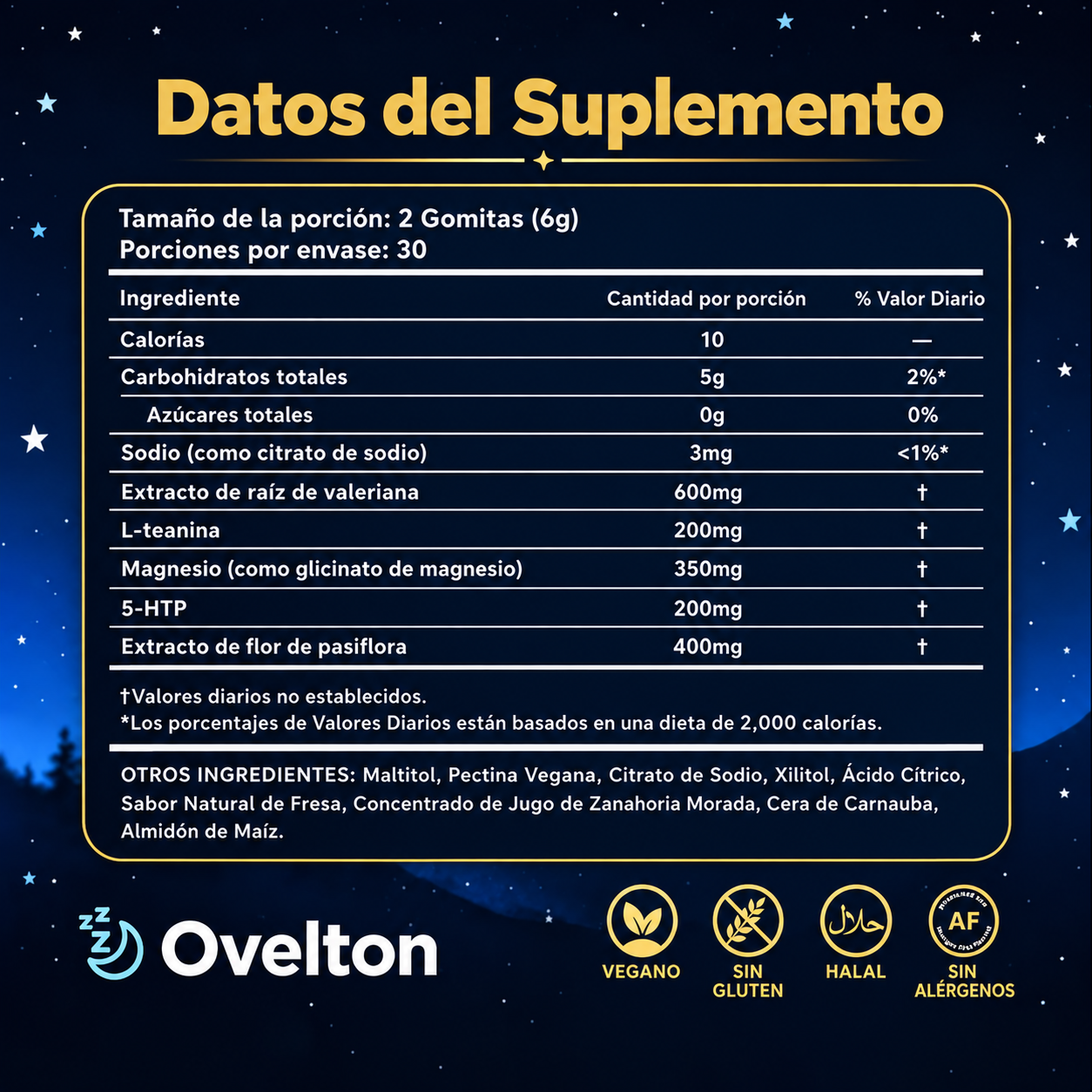 Las Gomitas para Dormir Ovelton™