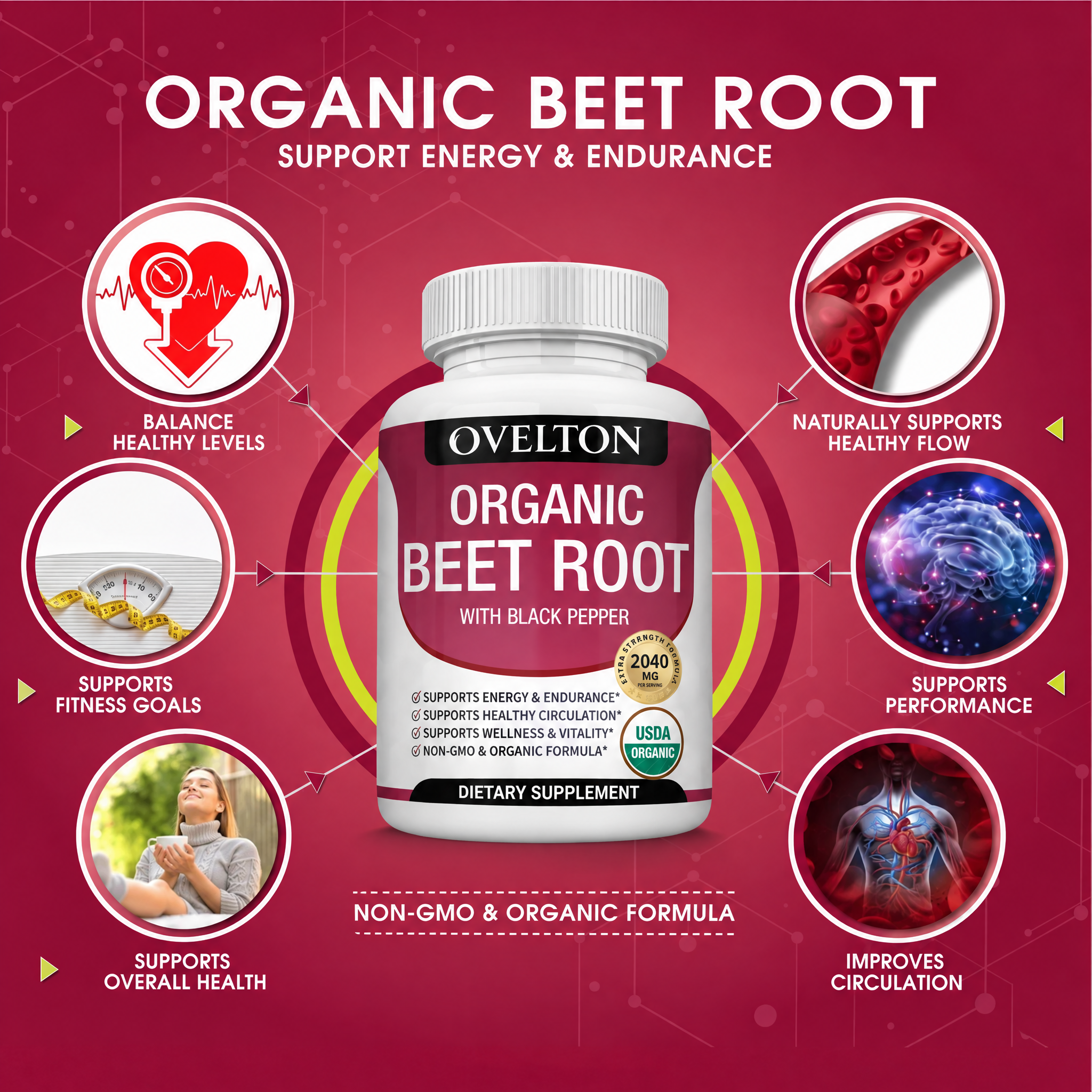 Ovelton Beetroot Tablets