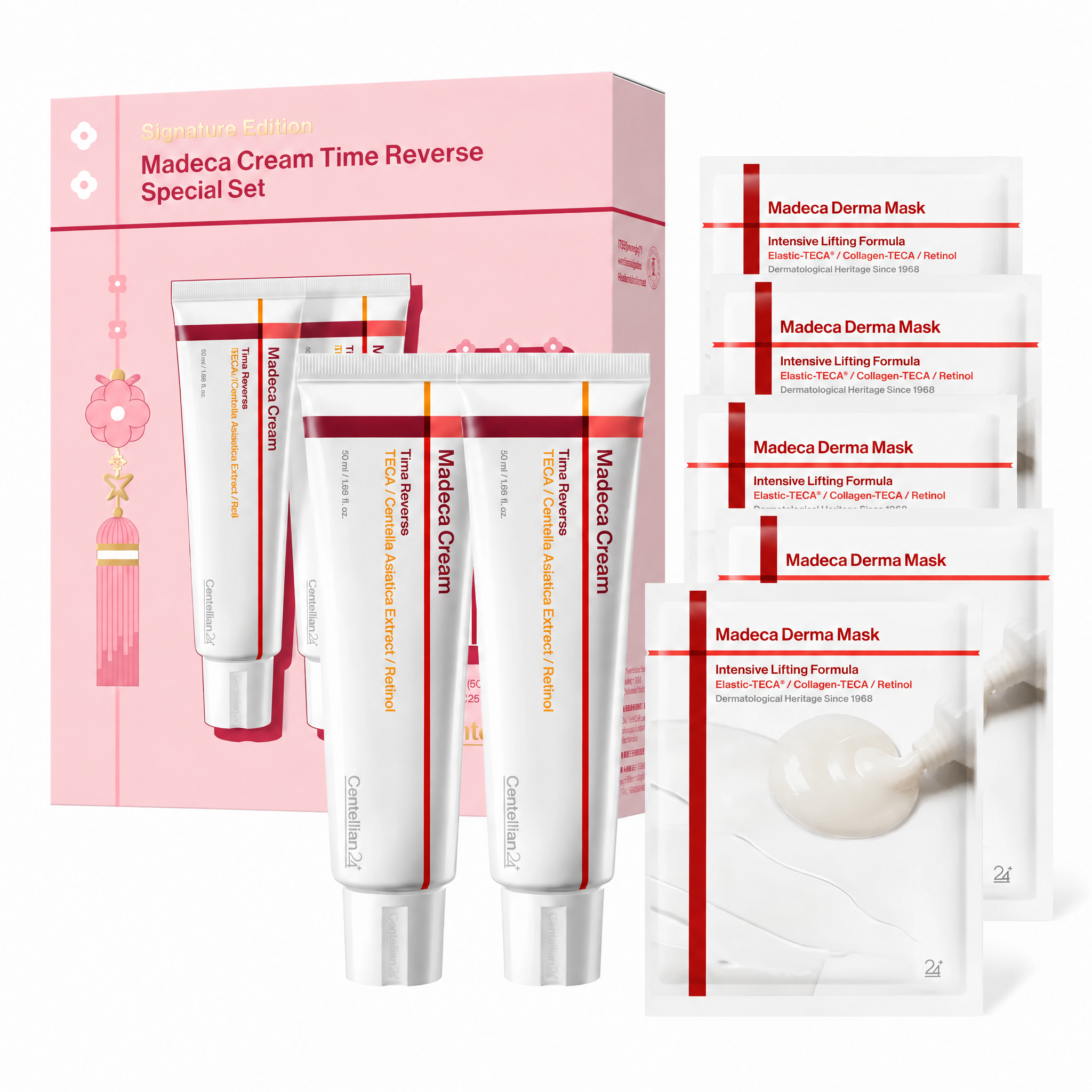 Ovelton Dew Ritual Madeca Cream & Derma Mask – Anti-Aging Skincare Set